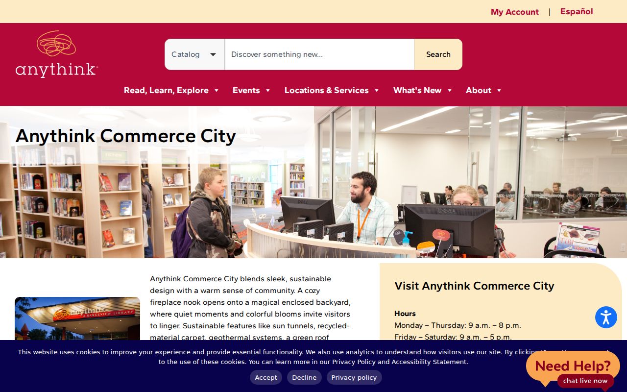 Commerce City city directory research at the Anythink Commerce City branch