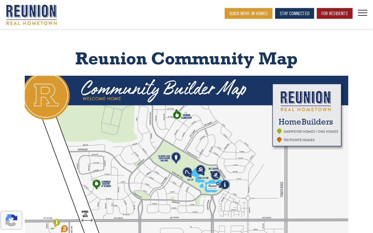 Commerce City neighbors Reunion community map